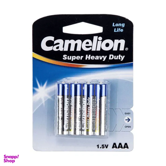باتری نیم قلمی کملیون مدل Super Heavy Duty بسته 4 عددی