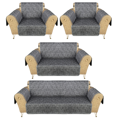 کاور مبلمان 7 نفره چینش مدل 4L مجموعه 4 عددی