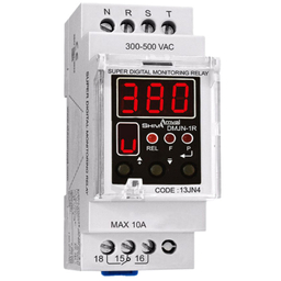 رله سوپر کنترل فاز دیجیتال سری N شیوا امواج مدل DMJN-600 کد 13JN4 بسته 20 عددی