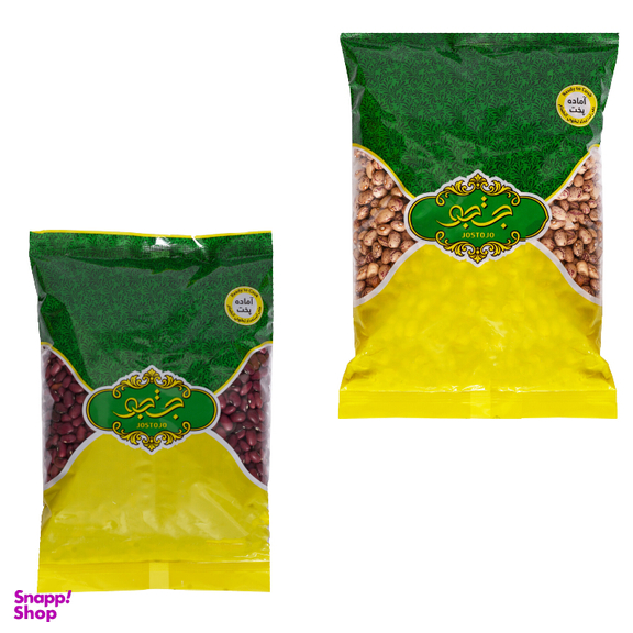 لوبیا چیتی جستجو وزن 900 گرم به همراه لوبیا قرمز جستجو وزن 900 گرم