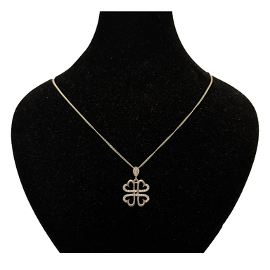 گردنبند نقره زنانه گیرا مدل گل کد G1050