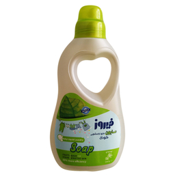 صابون مایع لباسشویی کودک فیروز مدل Floral وزن 1000 گرم مجموعه 2 عددی