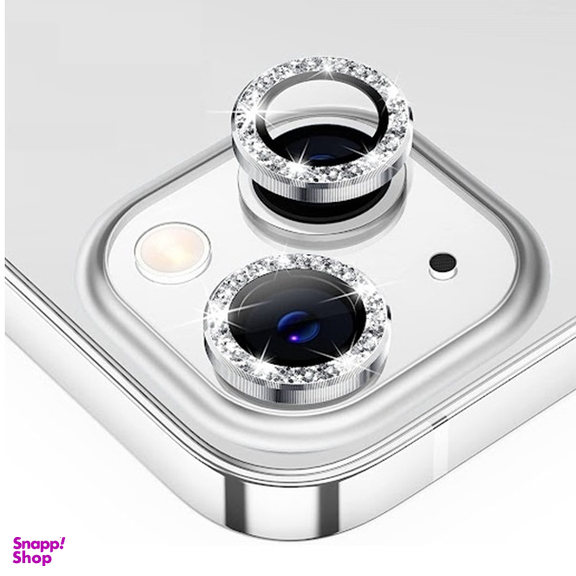 محافظ لنز دوربین گوشی موبایل نگین دار مدل 131 رینگی iPhone 13