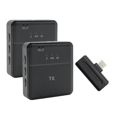 میکروفون یقه ای بی سیم مدل SX8 مجموعه 2 عددی