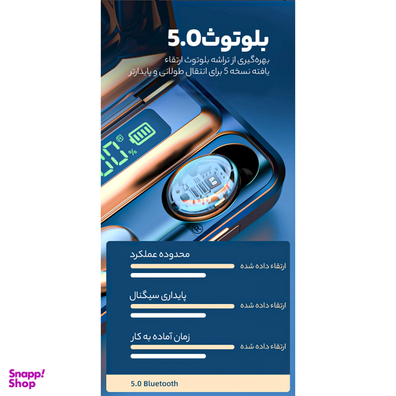 هدفون بی سیم مدل F10 TWS