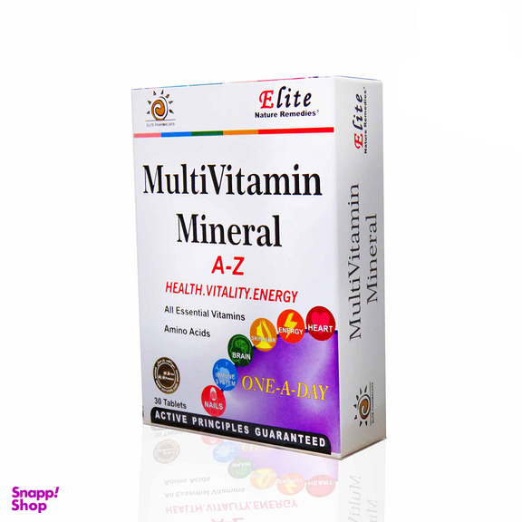 قرص مولتی مينرال الیت بسته 30 عددی