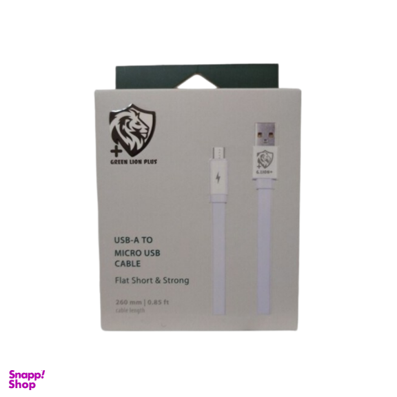 کابل دیتا USB به MicroUSB گرین لاین مدل PLUS GNPS 150 طول 26 سانتی‌ متر