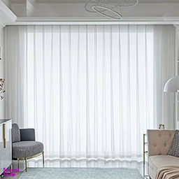 پرده حریر شاین اسکاچی مدل پلیسه سایز 280×150 سانتی متر