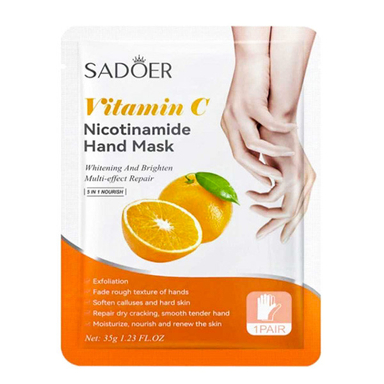 ماسک دست سادور مدل ویتامین سی وزن 35 گرم