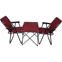 ست میز و صندلی سفری تاشو کد K007 مجموعه 3 عددی به همراه کاور
