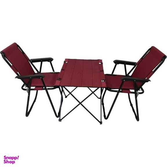 ست میز و صندلی سفری تاشو کد K007 مجموعه 3 عددی به همراه کاور