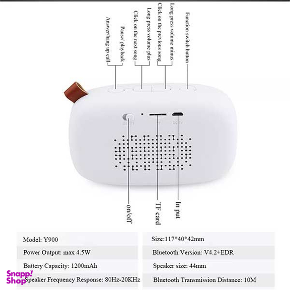 اسپیکر بلوتوثی قابل حمل اوی مدل Y900