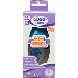 شیشه شیر وی کر مدل MomSense پروپیلن دهانه عریض کد B323 گنجایش 180 میلی لیتر