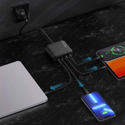 شارژر رومیزی فست شارژ 100 وات رسی مدل GaN Recci RC39