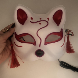 ماسک ایفای نقش مدل چراغ دار طرح روباه کد Neon1