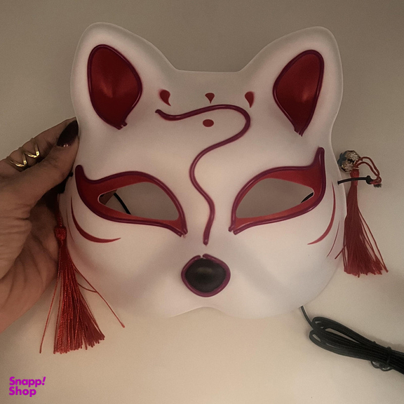 ماسک ایفای نقش مدل چراغ دار طرح روباه کد Neon1