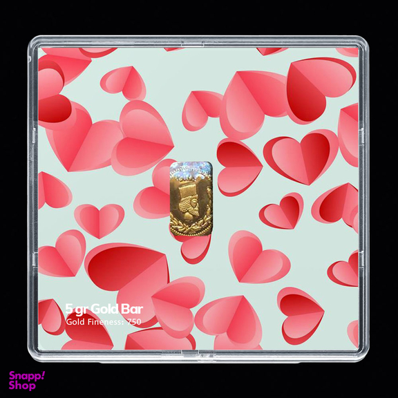 شمش طلا 18 عیار مدوپد مدل SG10002