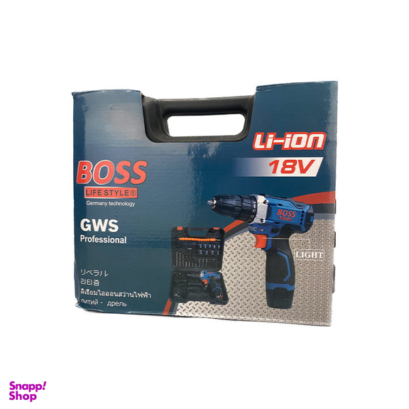 مجموعه 30 عددی دریل پیچ گوشتی شارژی باس مدل BS1801