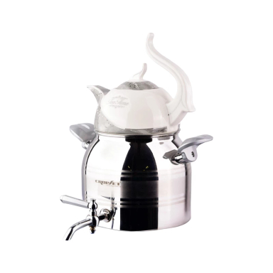 ست کتری و قوری کروپ ست مدل استیل کد 509