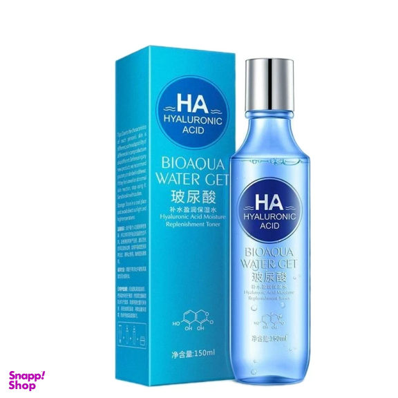 تونر پاک کننده بایوآکوا مدل هیالورونیک اسید حجم 160 میلی لیتر