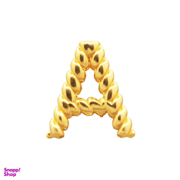 پلاک گردنبند طلا ۷۵۰ عیار زنانه سی دا مهر مدل حرف A