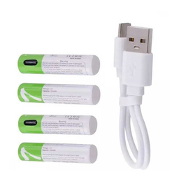 باتری نیم قلمی قابل شارژ اسمارتولز مدل یو اس بی AAAA بسته 4 عددی