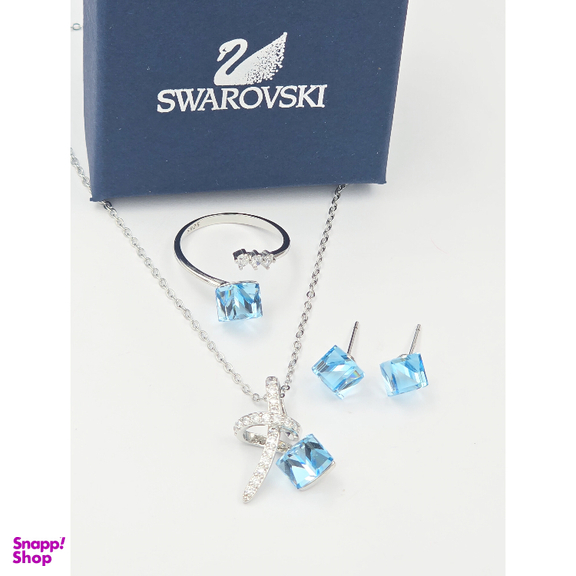 سرویس نقره زنانه طرح Swarovski کد DD777