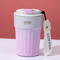 تراول ماگ مدل پاستیلی دورنگ ظرفیت 350 میلی لیتر