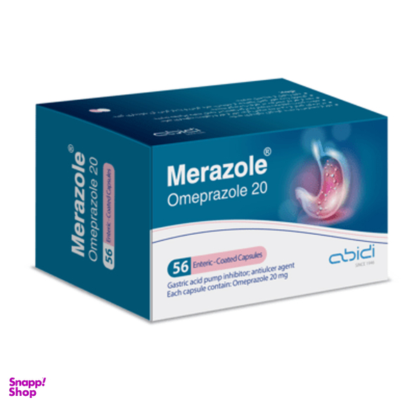 کپسول امپرازول 20 میلی گرم دکتر عبیدی بسته 28 عددی
