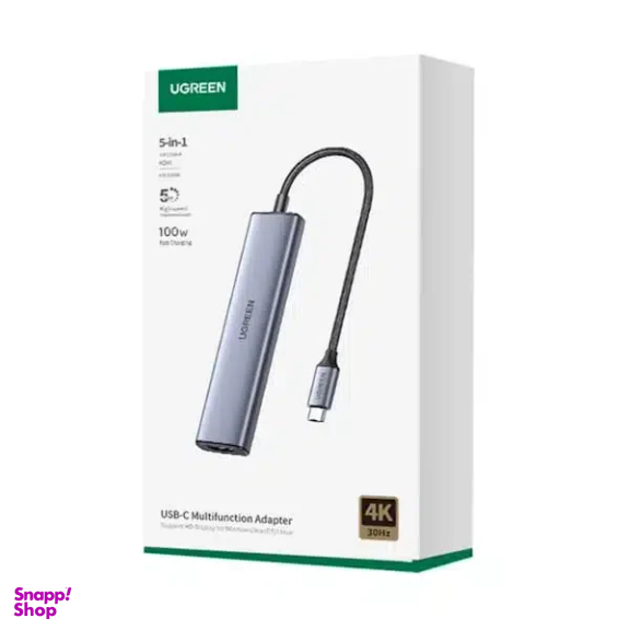 USB هاب 5 پورت Type-C یوگرین مدل CM478 کد 15495