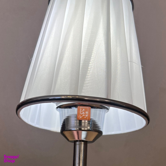 آباژور رومیزی نورهام مدل NHM-SILVERSILVERY-15