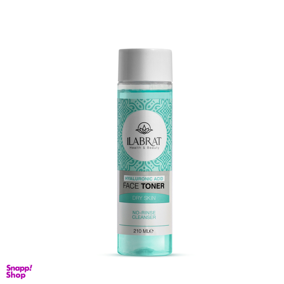 تونر پاک کننده صورت ایلابرت مدل هیالورونیک اسید حجم 210 میلی لیتر