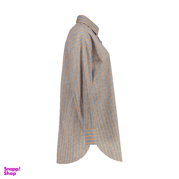 مانتو زنانه لوینت مدل سولینا  کد 0117 رنگ نارنجی