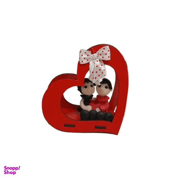 ست هدیه عروسک دختر و پسر قلبی کد 31300101