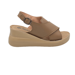 صندل زنانه شیما مدل طناز کد 629389 رنگ نسکافه ای