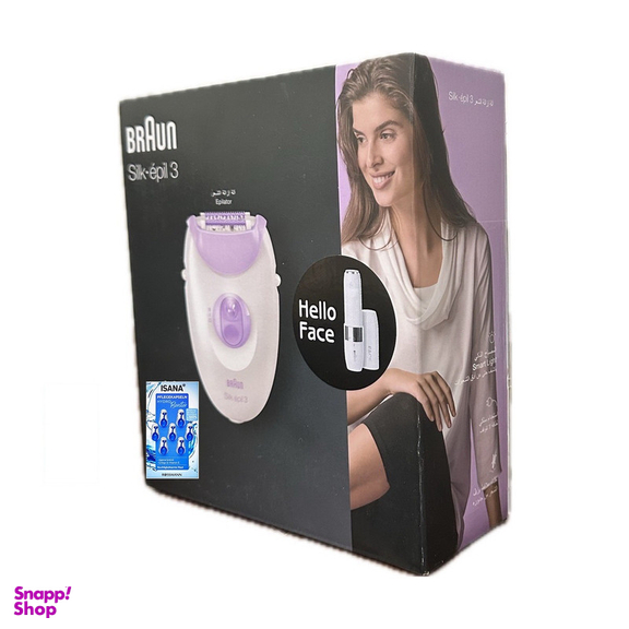 اپیلاتور براون مدل Hello Face به همراه ماشین اصلاح موی صورت بانوان براون مدل 01