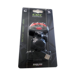 چراغ عقب شارژی دوچرخه اوکی مدل XC-170R