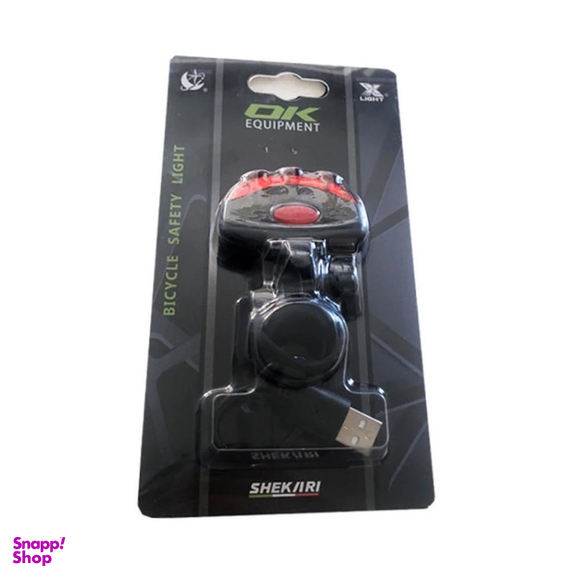 چراغ عقب شارژی دوچرخه اوکی مدل XC-170R
