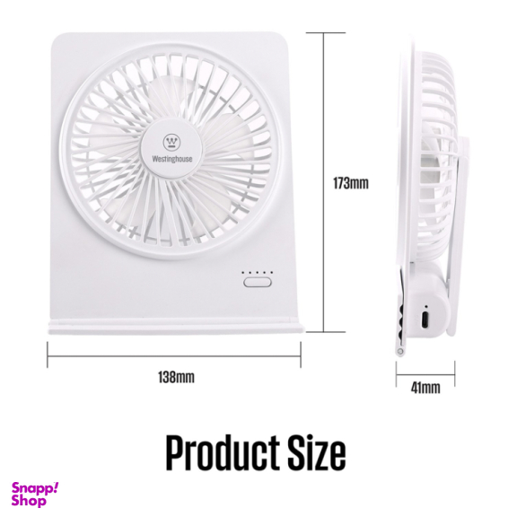 پنکه قابل حمل وستینگهاوس مدل WSFRE159