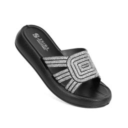 دمپایی زنانه شیما مدل ارمیا رنگ مشکی