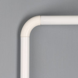 میله پرده حمام پیسو مدل U-AL سایز 90x90 سانتی متر