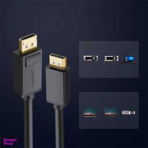 کابل تبدیل DisplayPort 1.2 یوگرین مدل DP102 کد 10212 طول 3 متر