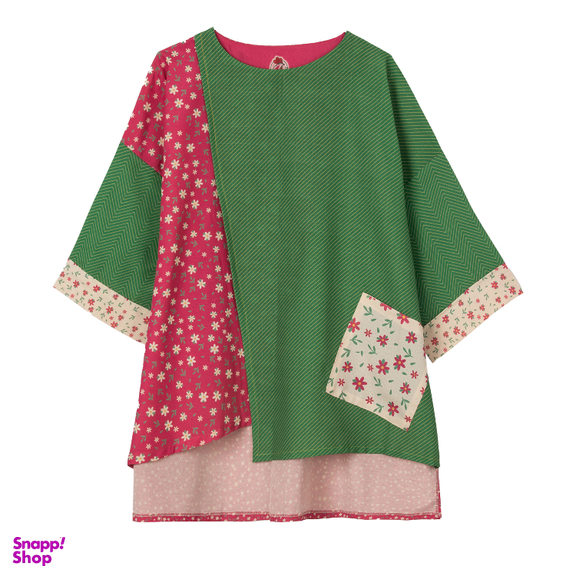 پانچو زنانه طرح بابونه