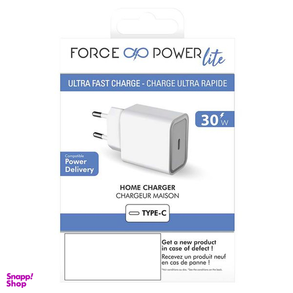 شارژر دیواری فورس مدل FPLICS1C30WPDW USB-C PD
