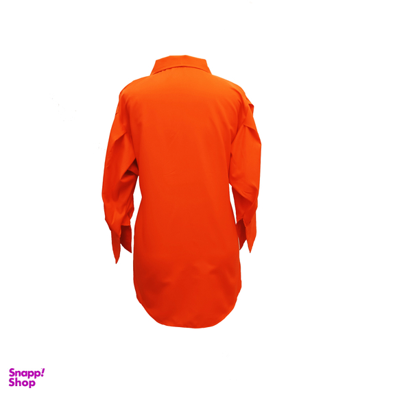 شومیز داکرون سپیدار کد 0056 رنگ نارنجی