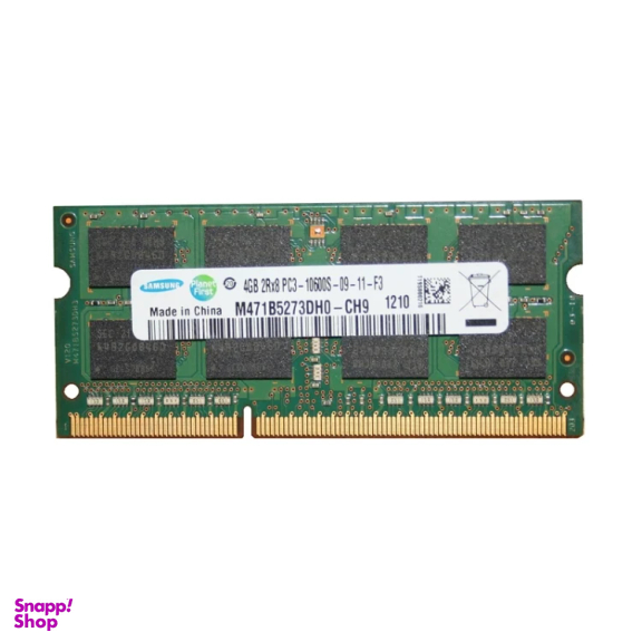 رم لپ تاپ سامسونگ مدل 1333MHz DDR3 PC3 10600S ظرفیت 4 گیگابایت