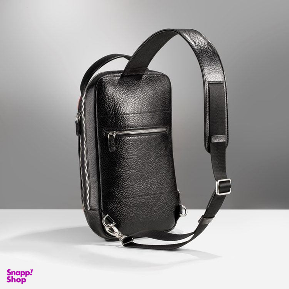 کیف کراس بادی یک طرفه مردانه چرم حقی کد BC16Br