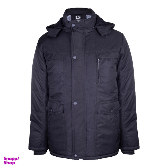 کاپشن مردانه مدل جیب پاکتی کد 60 رنگ مشکی