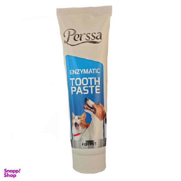 خمیر دندان سگ و گربه پرسا مدل Thooth paste وزن 100 گرم