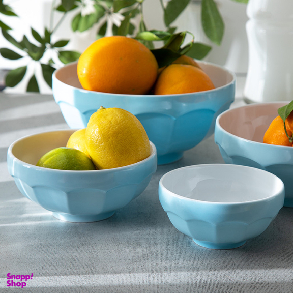 پیاله چینی زرین ایران مدل نئوکلاسیک 14 پاستل درجه عالی بسته 3 عددی